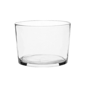 Set 6 vasos de agua de cristal apilables modelo bodega 24cl